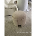 Chaise d'enfants de selles ottomanes rondes